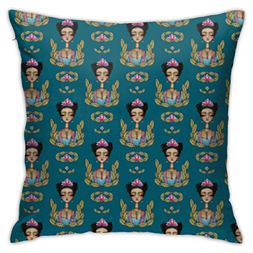 antoipyns Pillowcases Living Room Home Decor Case Cushion Cover for Sofa Couch Cushion Square 18 X 18 Inches Pillowcases
