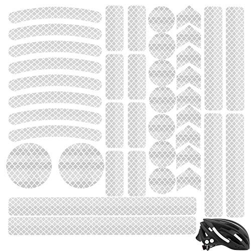 Reflective Tape Safety Stickers Waterproof Outdoor Safety Warning Lighting Sticker Diamond Grade Bike Reflector Tape for Car Bicycle Motorcycle Rim Se