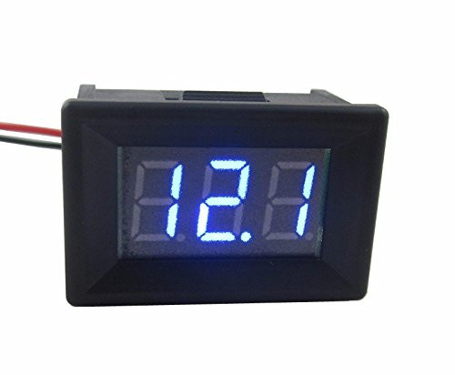 DIGITEN Mini 2 Wire DC 4-5-30V LED Panel Digital Display Voltage Meter Voltmeter