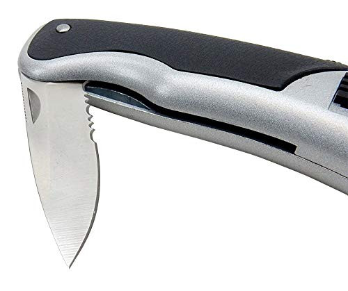 Utility Knife - Folding Sport Blade - Utility Knife Blades - 8 Blades Included - Auto Load Quick-Change Blades Morris 54610