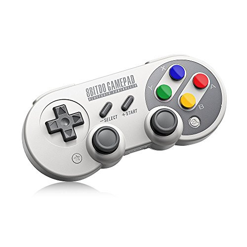 8Bitdo SF30 Pro,Wireless Bluetooth Controller with Classic Joystick Gamepad for iOS,Mac,PC,Android,Windows,macOS - Nintendo Switch (SF30 Pro)