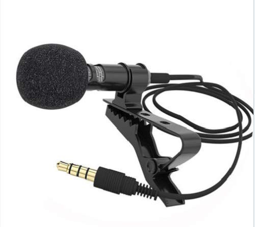 FingerLakes Professional Lavalier Lapel Microphone Omnidirectional Condenser MIC For Recording Youtube - Podcast - Video - Interview - Voice Dictation