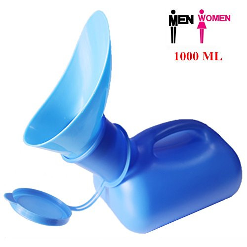 Unisex Potty Urinal for Car  Toliet Urinal for Men and Women  Bedpans Pee Bottle  with a Lid and Funnel  Car Toilet Mobile Toilet Portable Urinal for