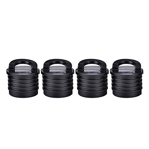 Yosoo Health Gear Boat Scupper Stoppers  4pcs Kayak Marine Scupper Plugs Bungs for Kayak Canoe Boat Drain Holes Plugs Replacement