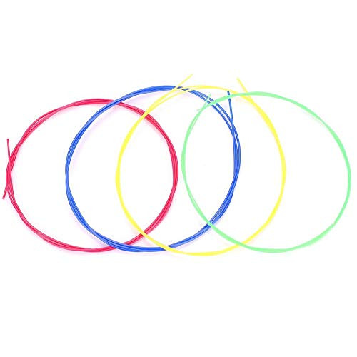 Ukulele Strings Set  4 Pcs-Set Colorful Nylon Strings Replacement Part Accessory for Ukulele