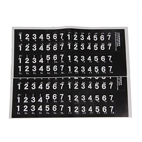 Timiy 56 Labels Piano Keyboard Learn Teach Play Number Sticker for Beginners Teacher Piano Practice Accessory