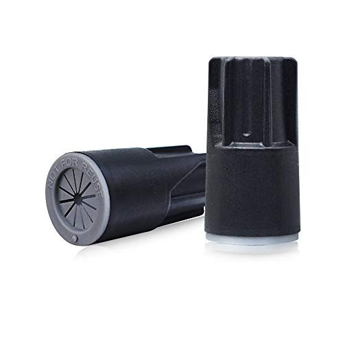 Waterproof Wire Connectors  Grease Cap Outdoor Electrical Nuts Caps  Black-Grey -20Pack-