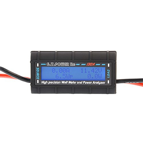 T-Trees G-T-Power RC High Precision Watt Meter and Power Analyzer 130A 60V LCD Screen