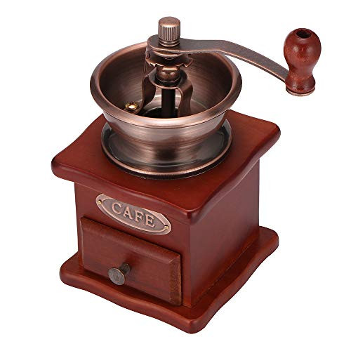 LMTXXS Coffee Bean Grinder  Manual Coffee Grinder with Adjustable Gear Setting Ceramic Conical Burr Hand Mill Grinder for Travel