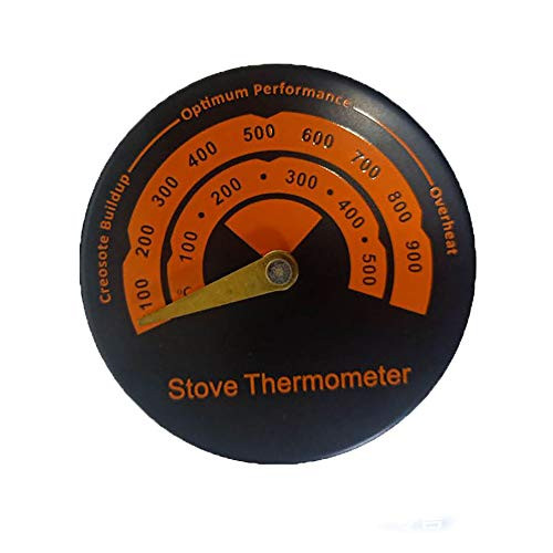 Sunsbell Magnetic Stove Thermometer Fireplace Temperature Meter for Wood Burning Stoves Gas Stoves Pellet Stove