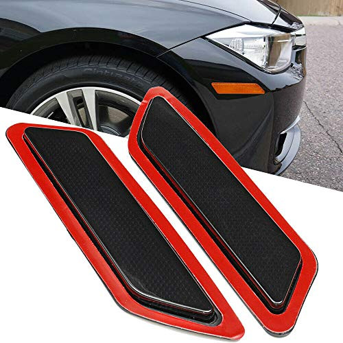 Smoke Front Bumper Fender Reflector Side Marker Lights Turn Signal Lamps Replacement for 2012-2015 BMW F30 F31 3-Series Base Bumper Model