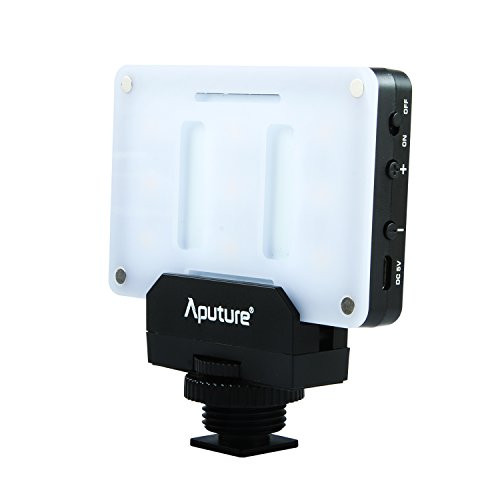 Aputure Amaran AL-M9 LED Mini Light Pockable on On-camera Video Fill Light for DSLRs with Battery, 9PCS SMD, TLCI/CRI 95, 5500K