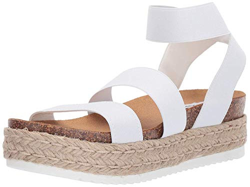 Steve Madden Womens Kimmie Espadrille Wedge Sandal  Yellow  9 M