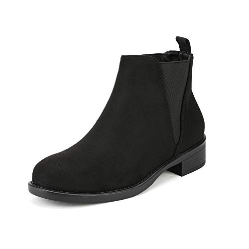 DREAM PAIRS Womens Black Chelsea Ankle Boots Low Heel Booties Size 11 B-M- US Isabella-2 DREAM PAIRS Womens Black Chelsea Ankle Boots Low Heel Booties Size 11 B-M- US Isabella-2