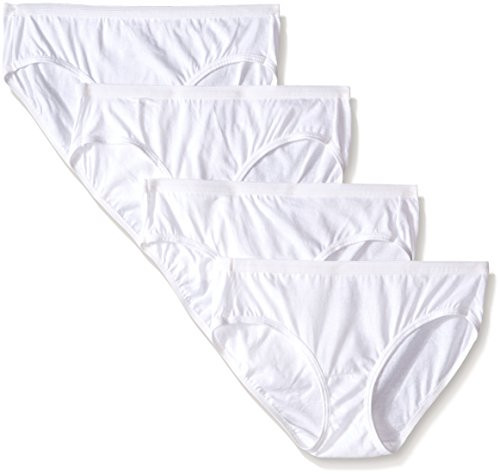 Hanes Womens Sporty Hipster Panty  White  9