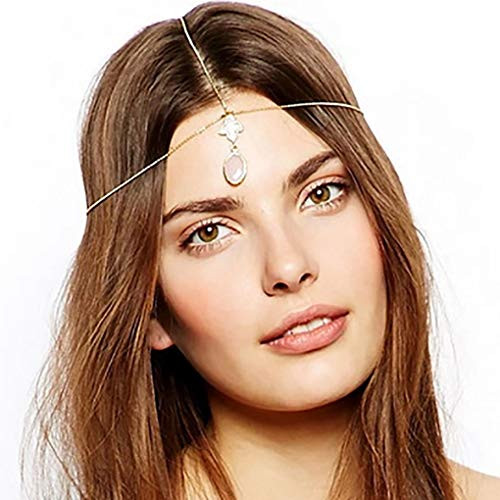 Fdesigner Boho Opal Head Chain Gold Lucky Hand Hair Jewelry Hand of Fatima Headpiece Headdress Wedding Hair Accessories Fdesigner Boho Opal Head Chain Gold Lucky Hand Hair Jewelry Hand of Fatima Headpiece Headdress Wedding Hair Accessories