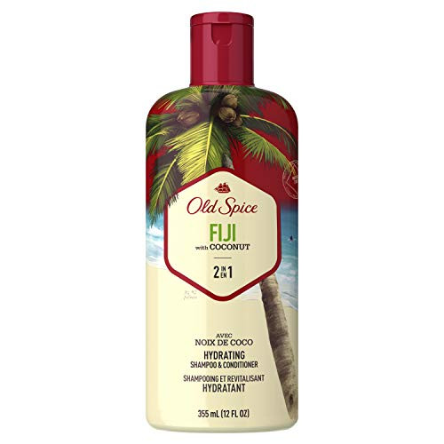 Old Spice Fiji 2-in-1 Shampoo and Conditioner 12 Fl Oz - 6 count