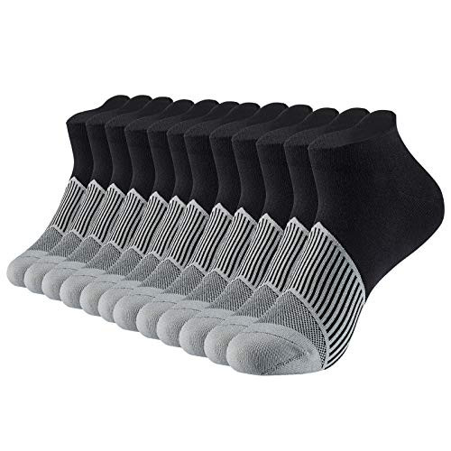 Ankle Compression Cushioned Socks Breathable Running Athletic Socks No Show Low Cut for MenandWomen