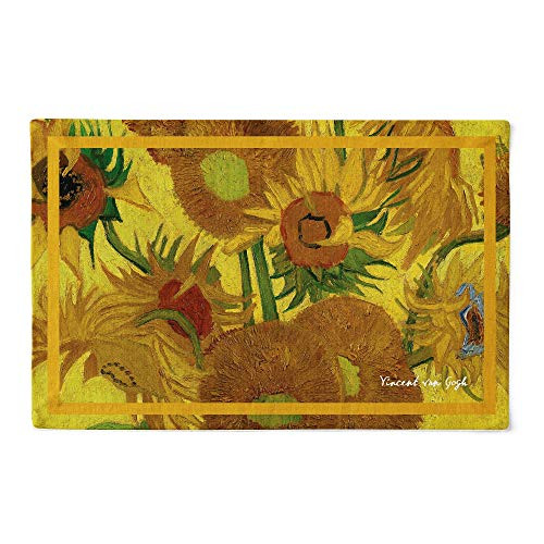 Monarque - Sunflowers - Van Gogh - Package of 25 Paper Place Mats