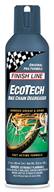 Finish Line EcoTech Bike Chain Degreaser Aerosol Spray 12-Ounce Finish Line EcoTech Bike Chain Degreaser Aerosol Spray 12-Ounce