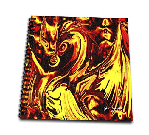3dRose db-124040-1 Fire Spirit Dragon Fantasy Abstract Digital Art Drawing Book 8 x 8 3dRose db-124040-1 Fire Spirit Dragon Fantasy Abstract Digital Art Drawing Book 8 x 8