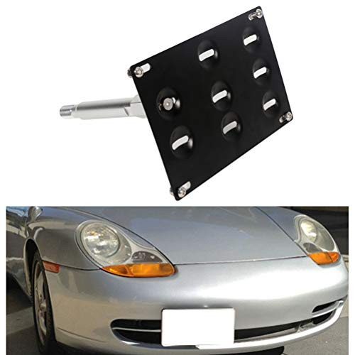 cciyu Tow Hook License Front Bumper Plate Mount Bracket Holder Bolt fit for 2015-2019 WRX Subaru-WRX STI -Subaru WRX 2015-2019-