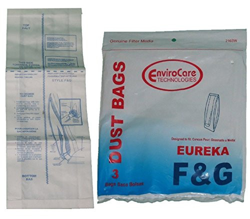 Eureka Style F and G Upright Vacuum Cleaner Microlined Paper Bags 3PK  216