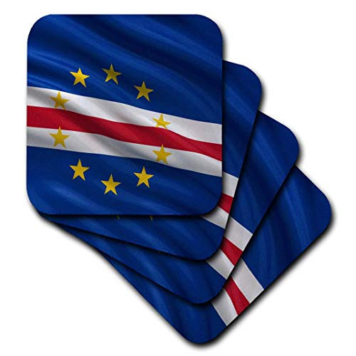 3dRose Flag of Cape Verde Waving in The Wind - Soft Coasters Set of 8 -CST-178751-2- 3dRose Flag of Cape Verde Waving in The Wind - Soft Coasters Set of 8 -CST-178751-2-