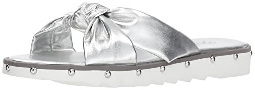CHARLES BY CHARLES DAVID Womens Snap Pump  Silver  9 M US
