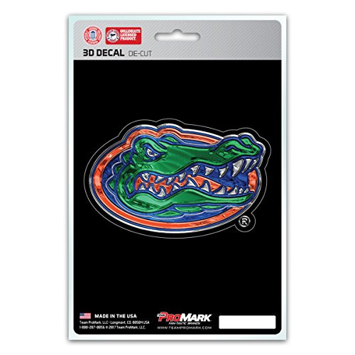 FANMATS NCAA Florida Gators 3-D Decal  Blue  One Size