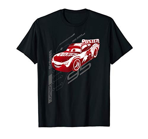 Disney Pixar Cars McQueen Digital Profile Graphic T-Shirt Disney Pixar Cars McQueen Digital Profile Graphic T-Shirt