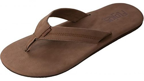 Flojos Mens Clarence Sandal  Cognac  9 M US