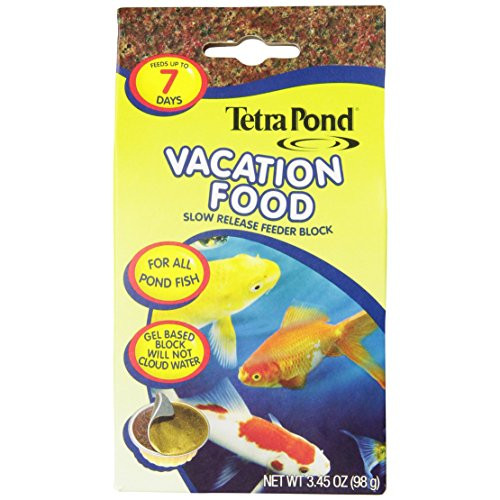 TetraPond 16477 Vacation Food Slow Release Feeder Block  3-45 Ounce -2-Pack-