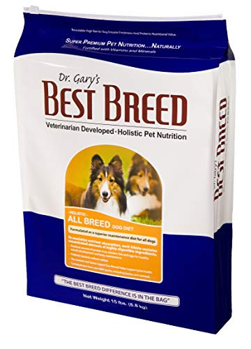Best Breed All Breed Dog Diet Made in USA -Natural Dry Dog Food for All Breeds and Sizes-- 15lbs-