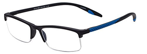 Select-A-Vision mens Sportex Ar4150 Blue Reading Glasses  29 mm