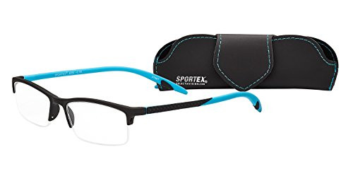 Select-A-Vision mens Sportex Ar4150 Sport Blue Reading Glasses  29 mm