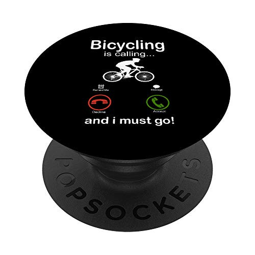 funny bicycling Bicycle Riding gift Bicyclist Rider cyclist PopSockets PopGrip Swappable Grip for Phones and Tablets