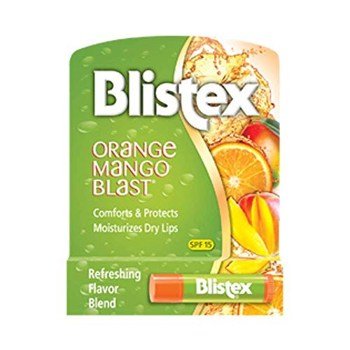 Blistex Lip Protectant SPF 15 Orange Mango Blast-15 oz -Pack of 3-