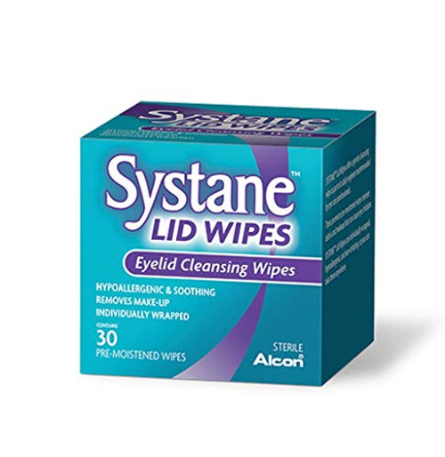 Systane Lid Wipes Eyelid Cleansing Wipes 30 Each -Pack of 3-
