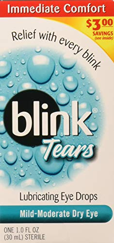 blink Tears Lubricating Eye Drops Mild-Moderate Dry Eye 30 mL -Pack of 2-