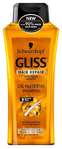 Gliss Shampoo Oil Nutritive 13-6 Ounce -400ml- -3 Pack-