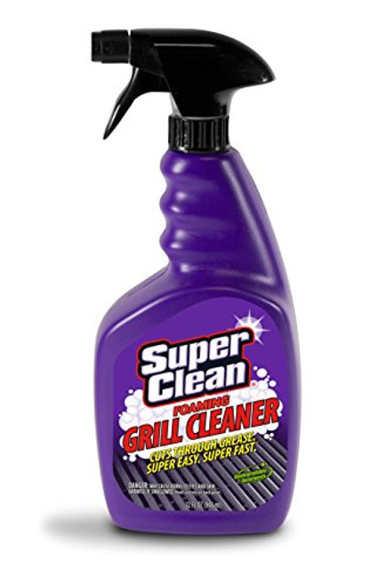 Foaming All Purpose Grill Cleaner Degreaser  Biodegradable  32oz Value Size by Super Clean