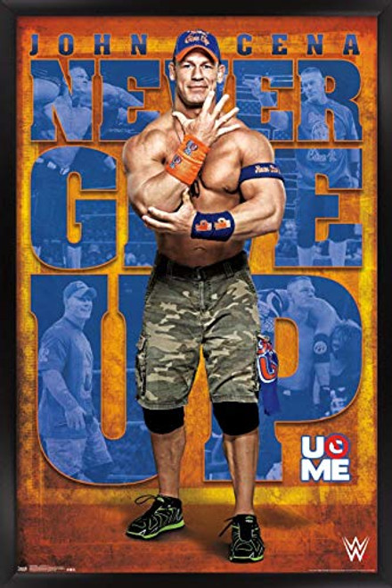 Trends International WWE - John Cena 17 Wall Poster 22-375 x 34 Black Framed Version Trends International WWE - John Cena 17 Wall Poster 22-375 x 34 Black Framed Version