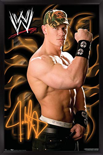 Trends International WWE - John Cena Wall Poster 22-375 x 34 Black Framed Version Trends International WWE - John Cena Wall Poster 22-375 x 34 Black Framed Version