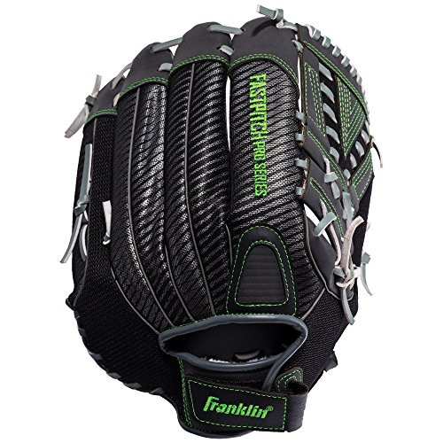 Franklin Sports Fastpitch Softball Glove - Fastpitch Pro - Adult and Youth Softball Mitt - Infield and Outfield - Right Handed Glove - Lime 12 Righty