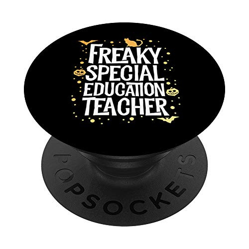 Freaky Special Education Teacher School SPED Ed Costume PopSockets Grip and Stand for Phones and Tablets