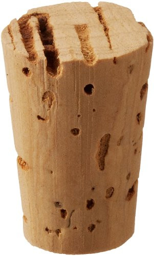 Frey Scientific Natural Cork  13mm Top Diameter  9mm Bottom Diameter  2 Size -Pack of 100-