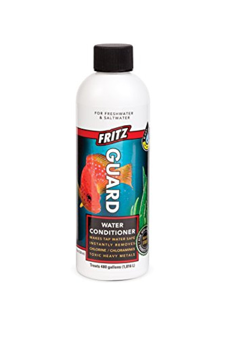 Fritz Aquatics 80259 Fritzguard Water Conditioner-Dechlorinator for Fresh and Salt Water Aquariums  8 oz