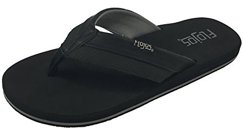 Flojos Mens Ryan  Black  9 M US