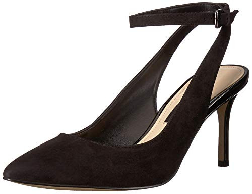 NINE WEST Miss Thing Pointed Toe Pump Black Suede 10-5 M